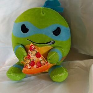 Green and Blue Plush Turtle Toy